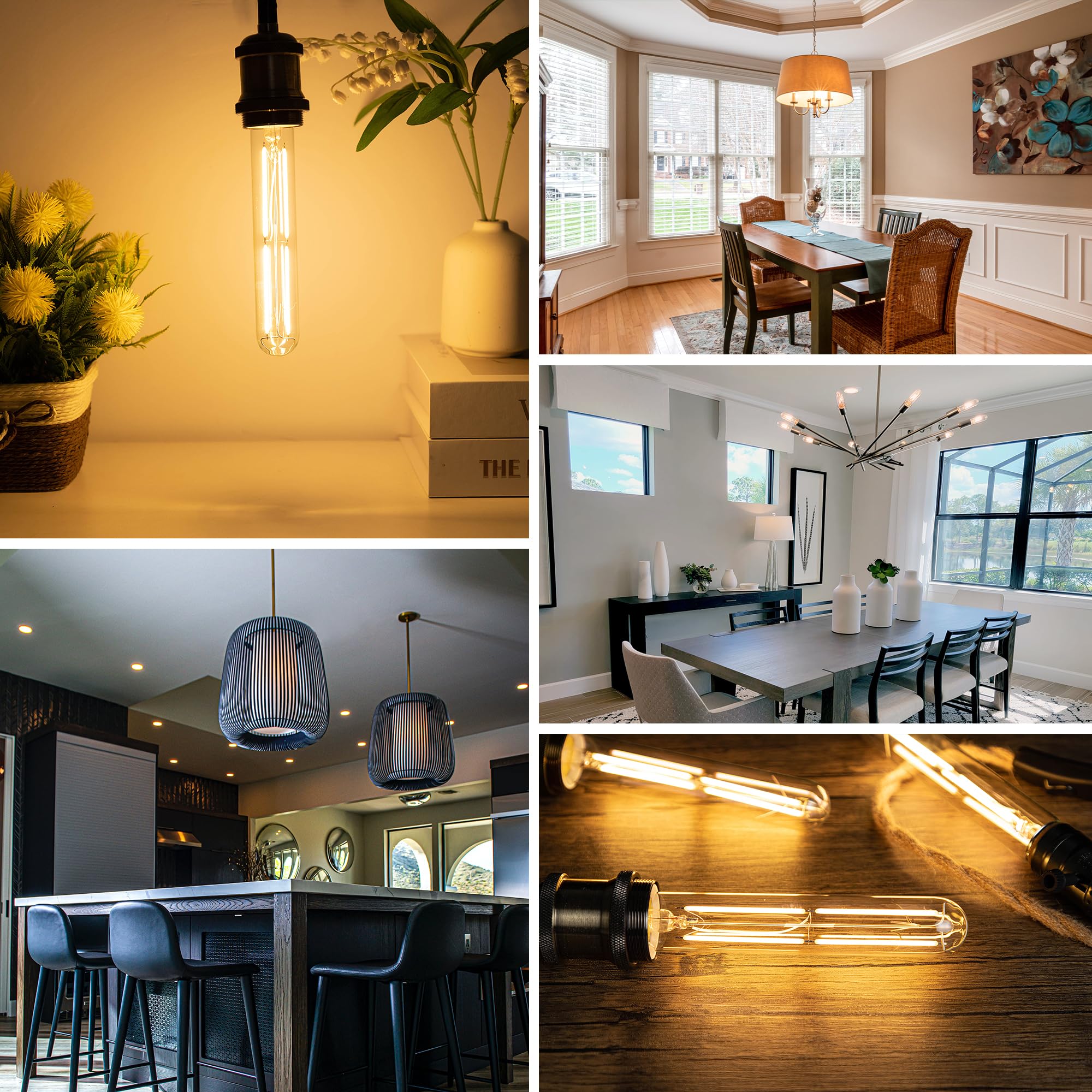 Sphoon retro Edison style bulb suits chandeliers and pendants.