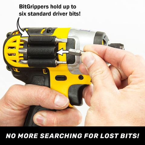 Spider BitGripper v2 easy peel stick attachment for fast setup