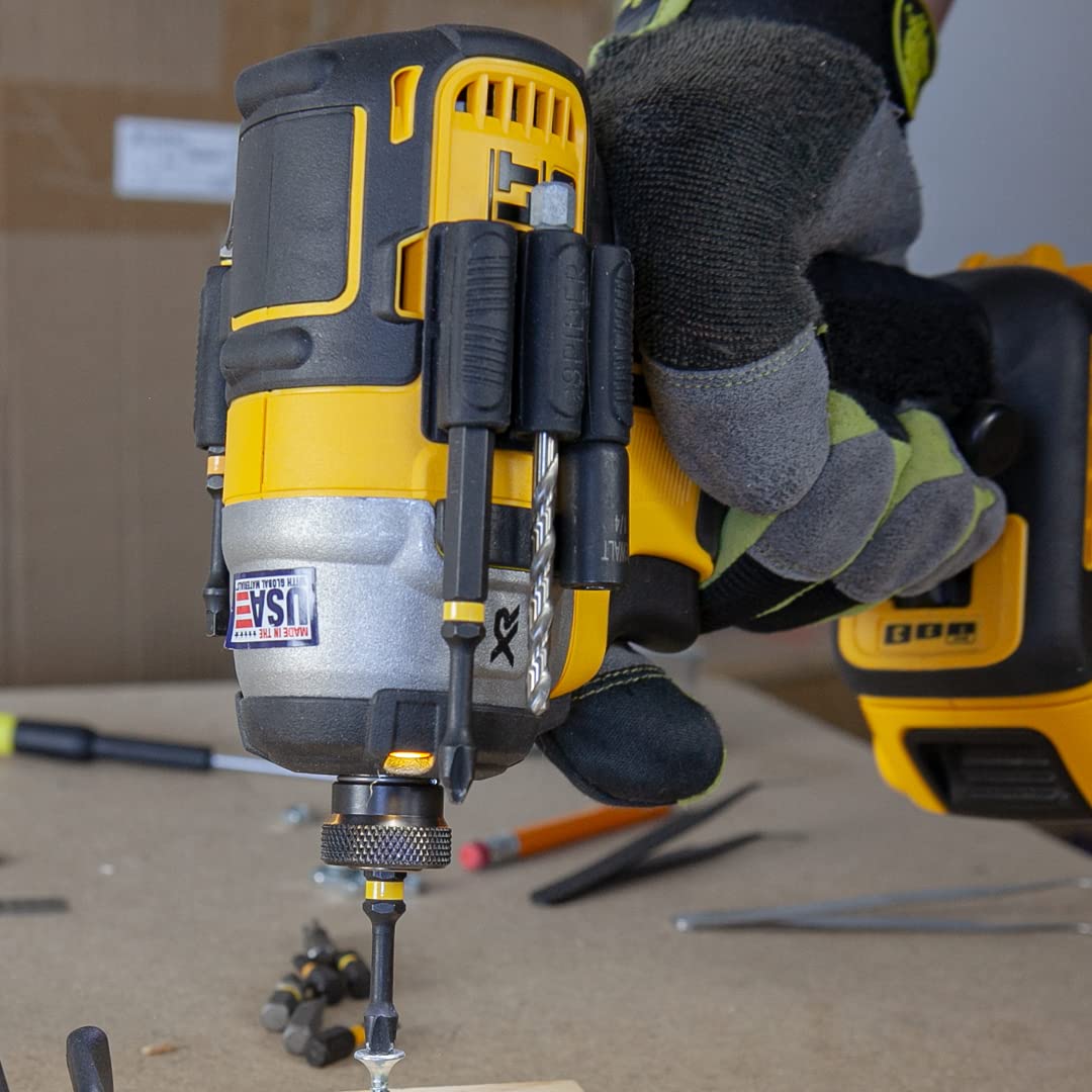 Spider BitGripper v2 four-pack enables on-tool bit storage