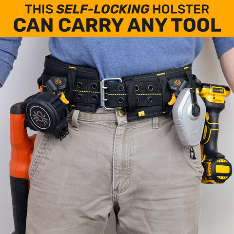 Spider Easy Attachment to belt illustrates quick setup.