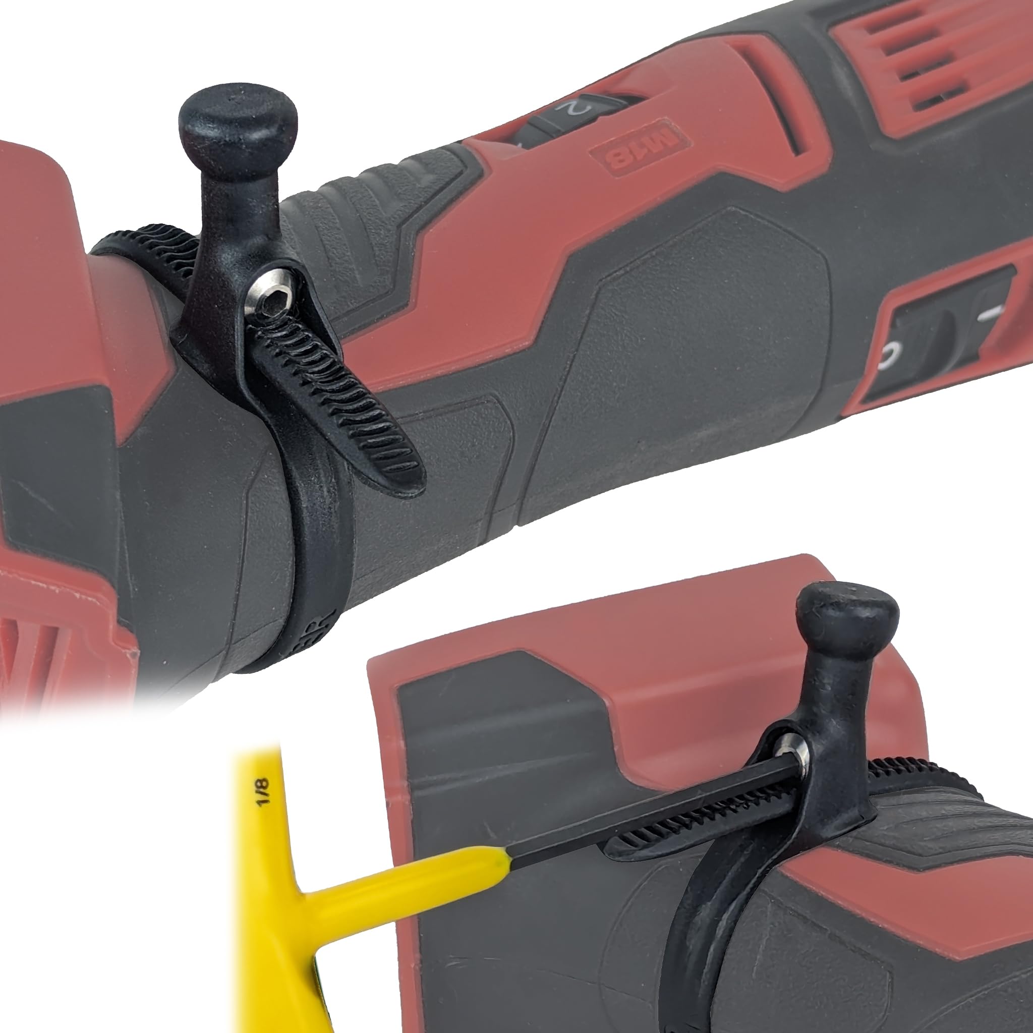 Spider High-strength spring steel clip stays secure after use.