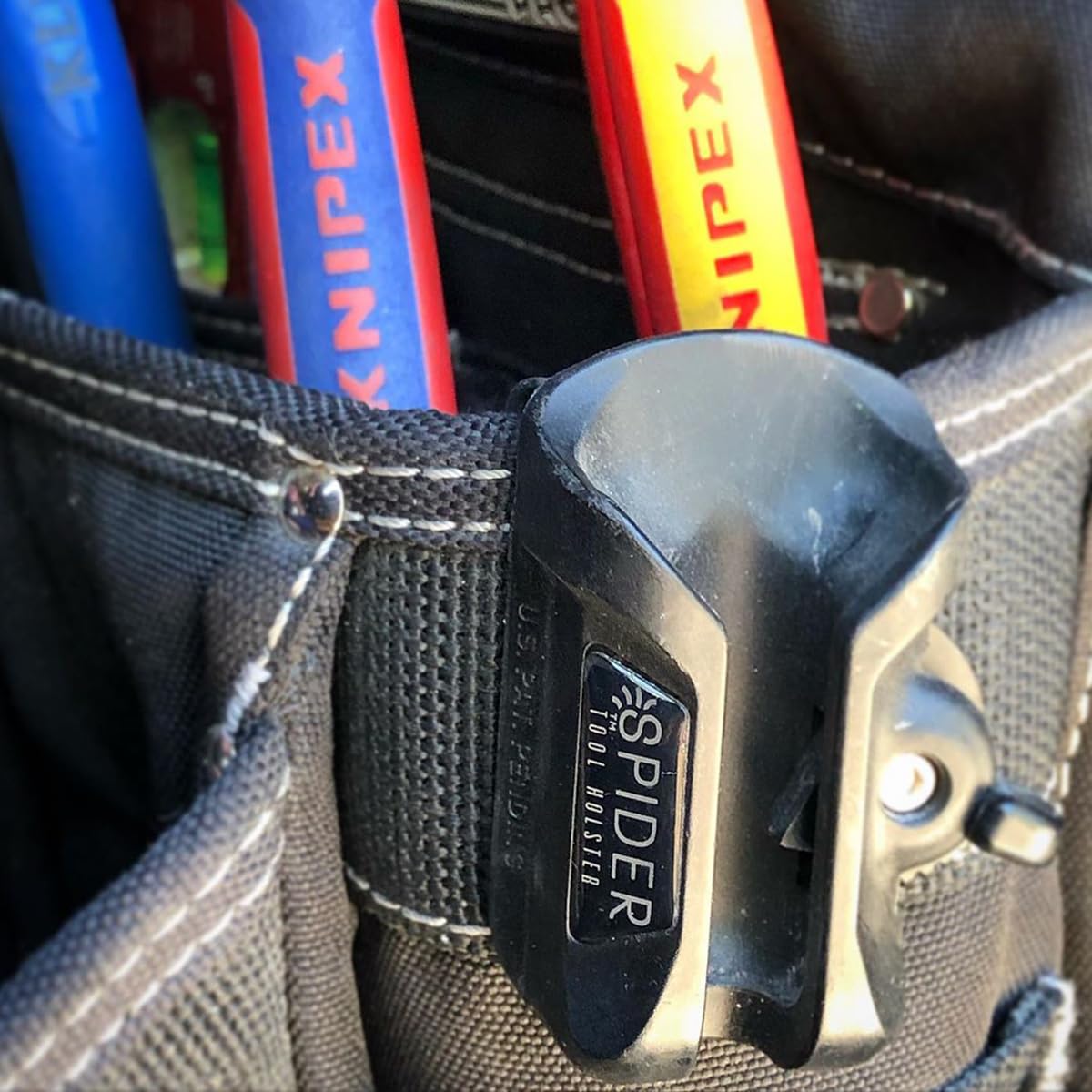 Spider Nylon composite construction withstands daily wear.