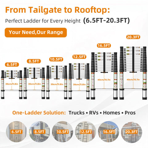 SPIEEK ladder providing attic access and storage retrieval