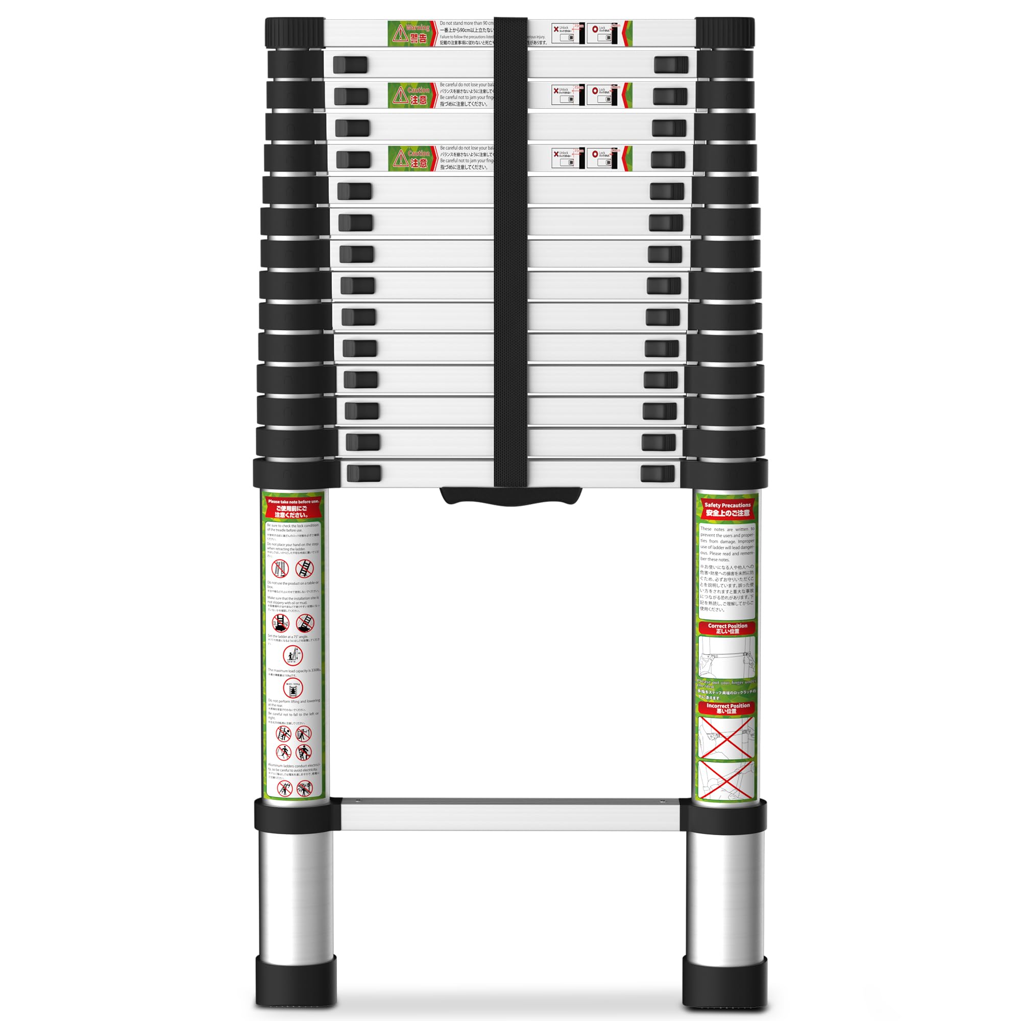 SPIEEK telescoping ladder extended to reach attic and RV tasks