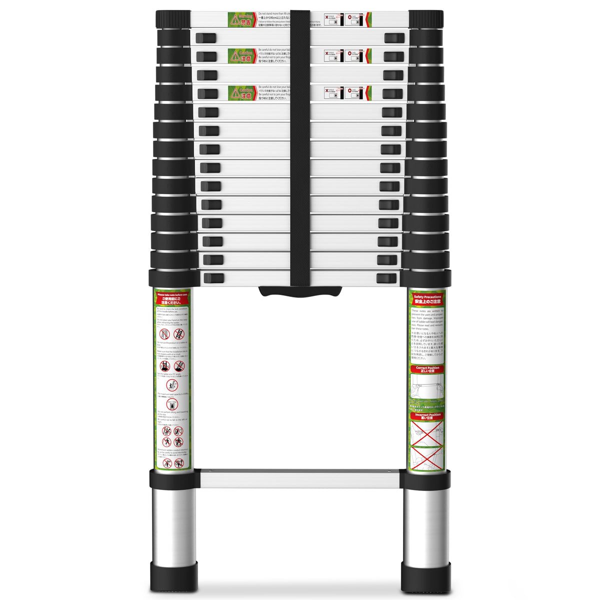 SPIEEK telescoping ladder extended to reach attic and RV tasks