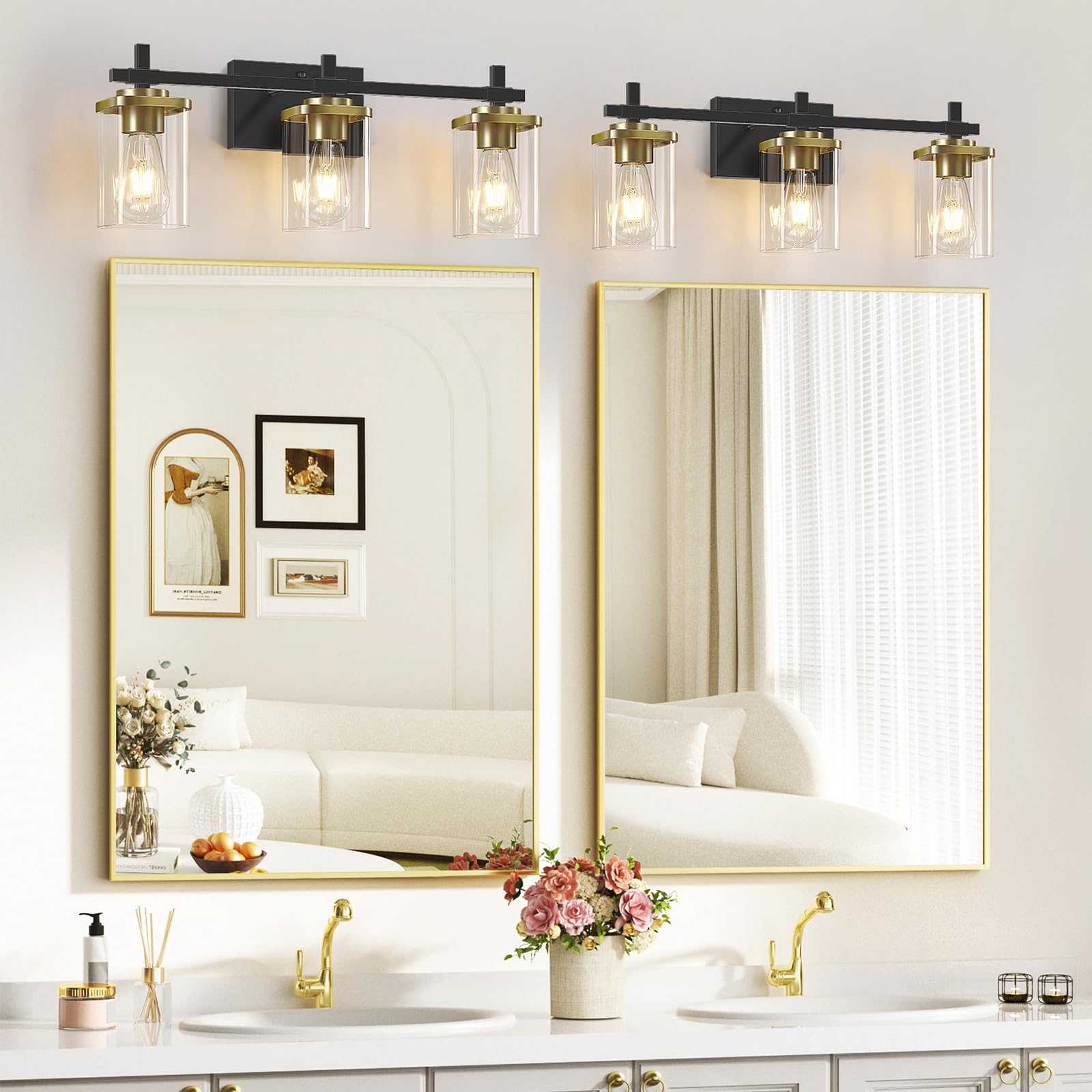 Spiglamm upward or downward installation supports versatile placement in bathrooms