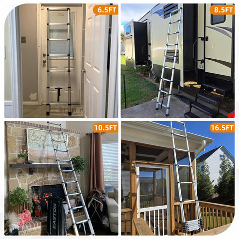 SPIEEK telescoping design fits tight attic corners and narrow spaces