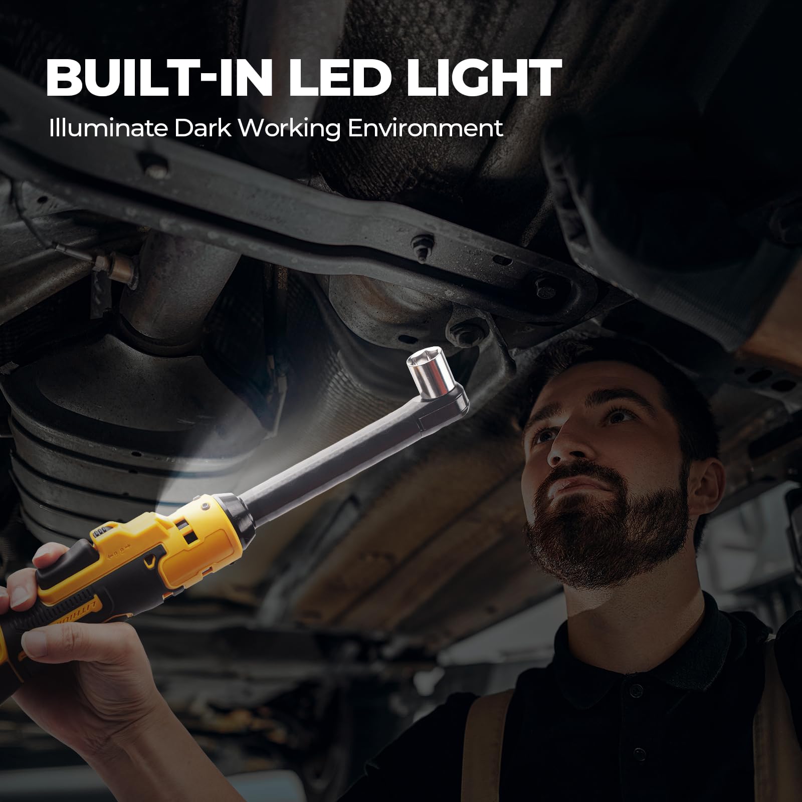 SpomacGek 3-inch extension bar helps reach recessed bolts.