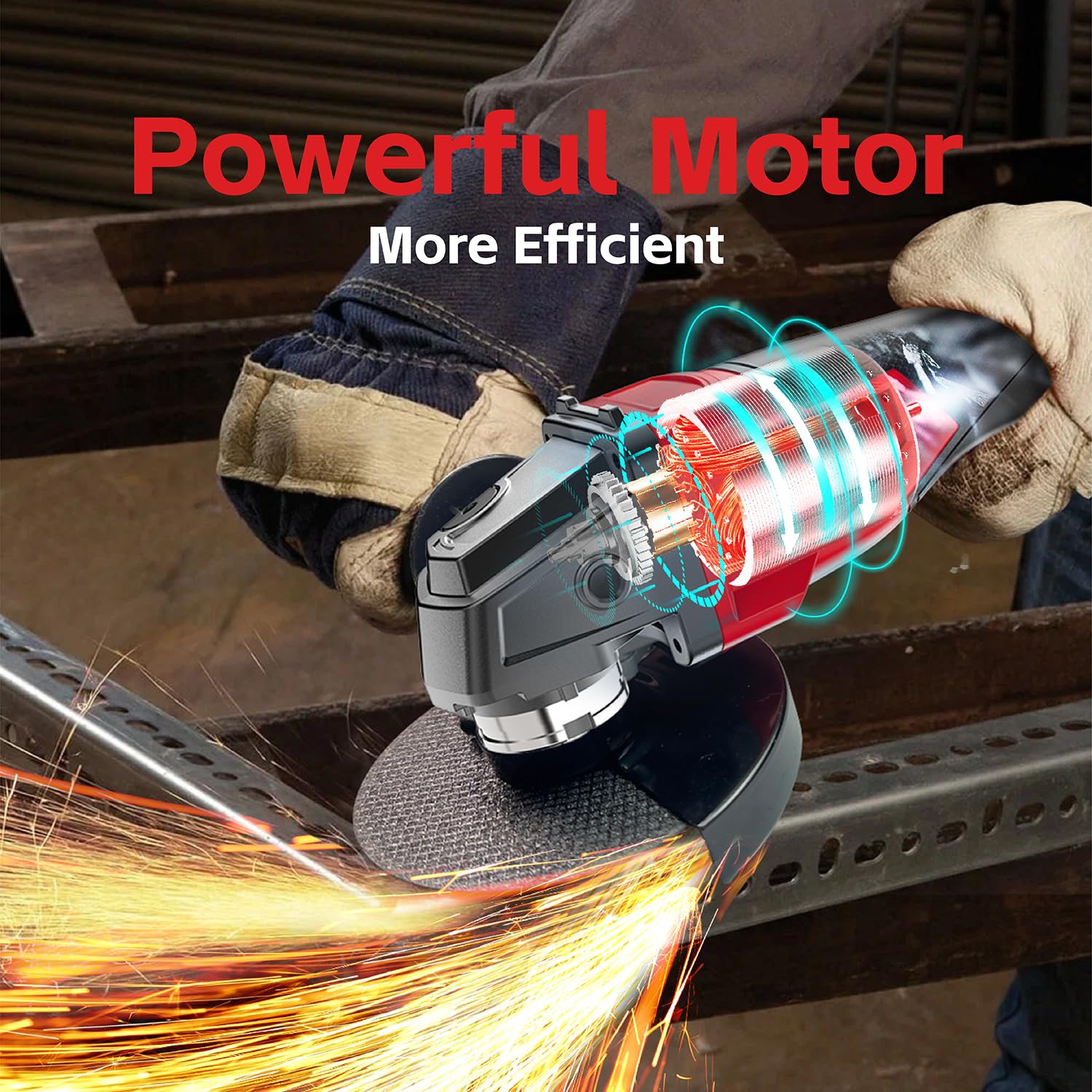 SpomacGek grinder features a brushless motor delivering up to 8000 RPM.