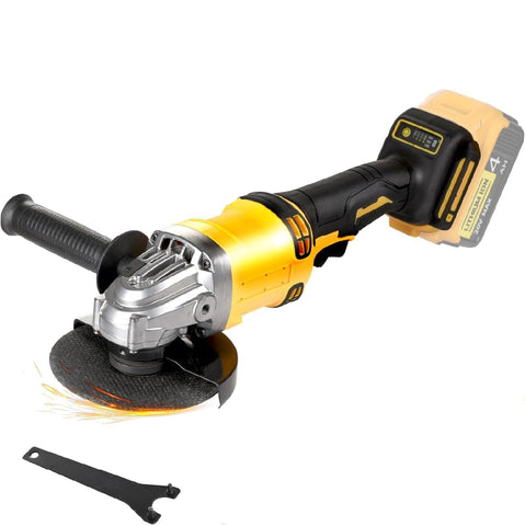 SpomacGek cordless angle grinder with Dewalt 20V MAX compatibility enables flexible on-site power.
