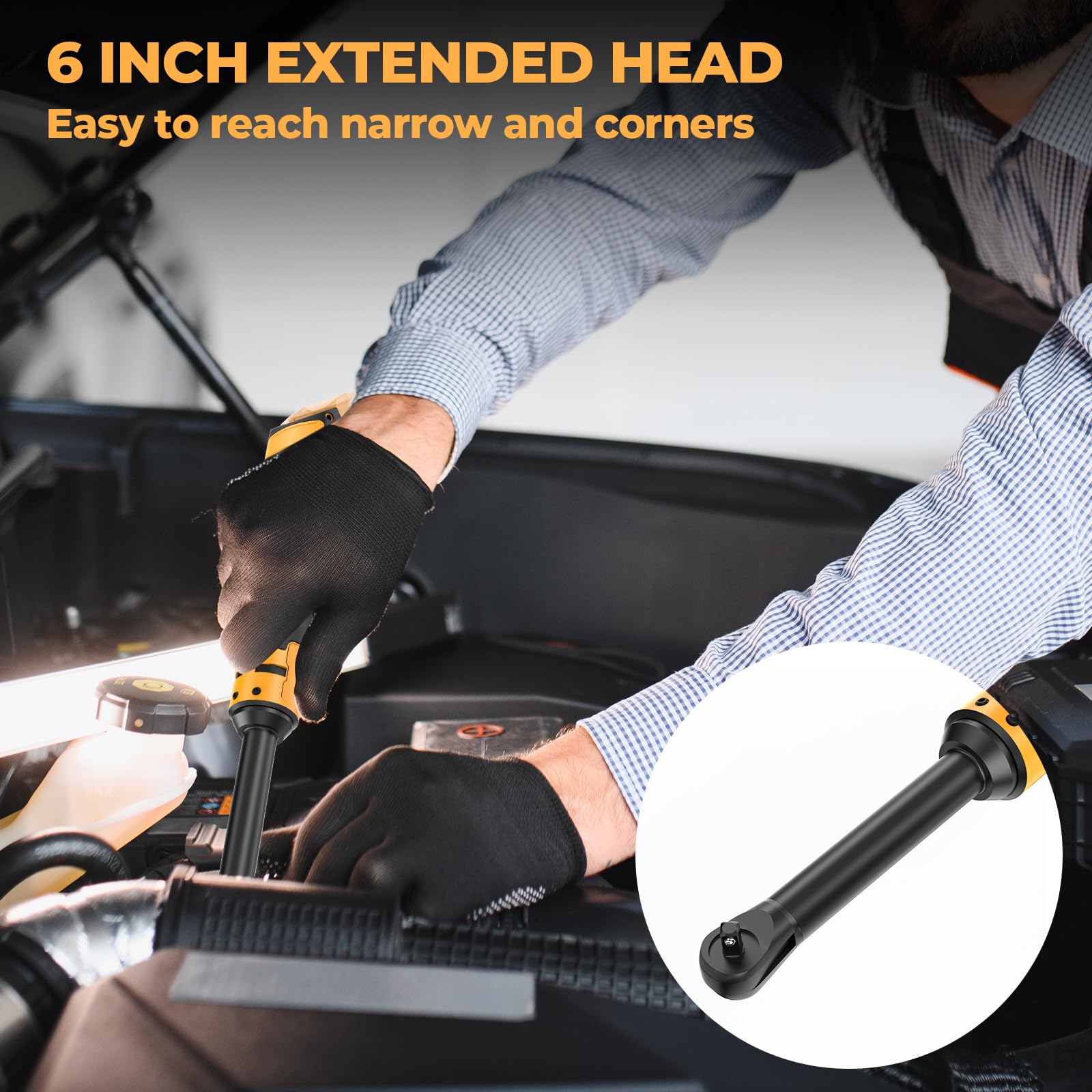 SpomacGek Dewalt 20V MAX compatible ratchet powering quick fastener work.