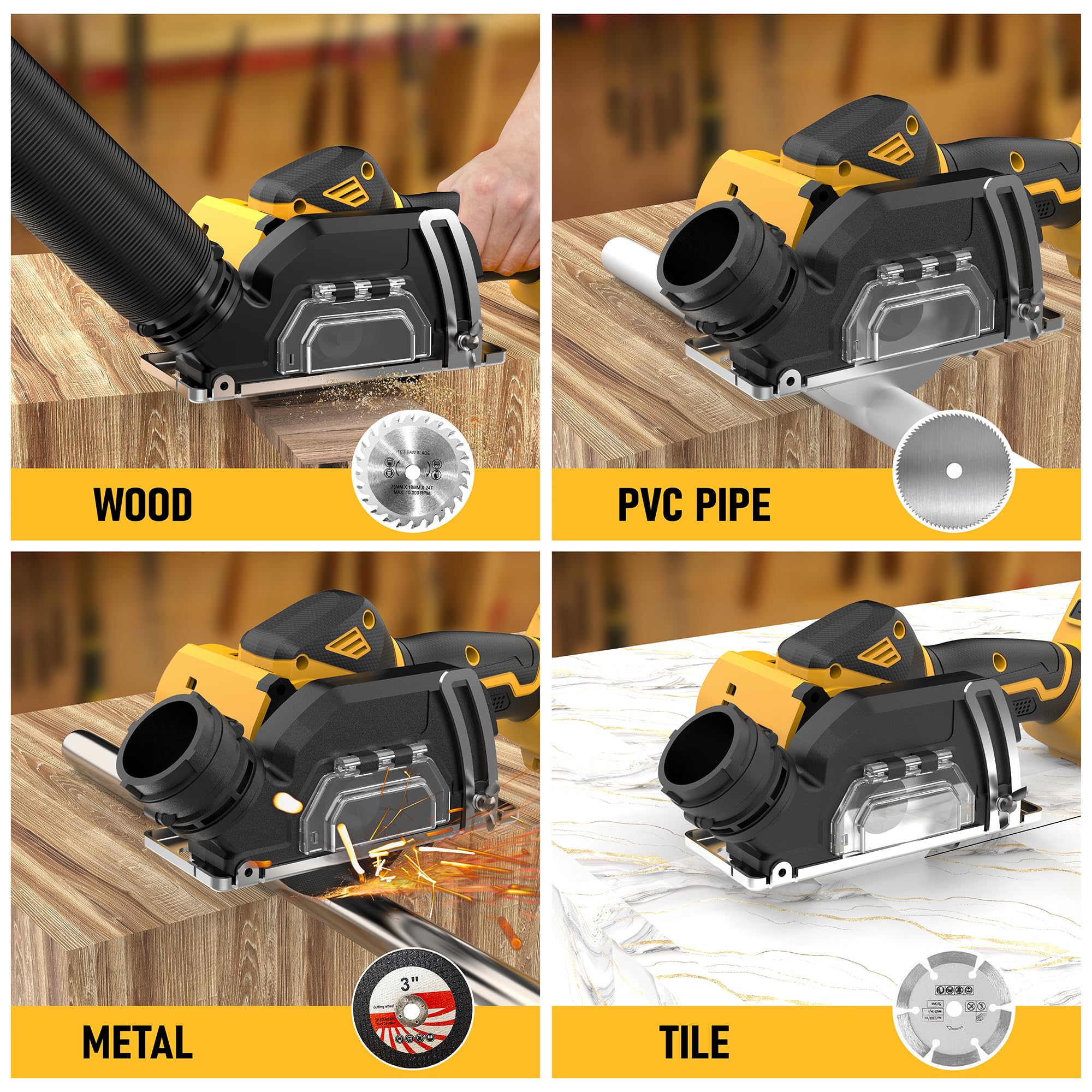 SpomacGek fixed-cutting-angle with overheat protection supports safe operation