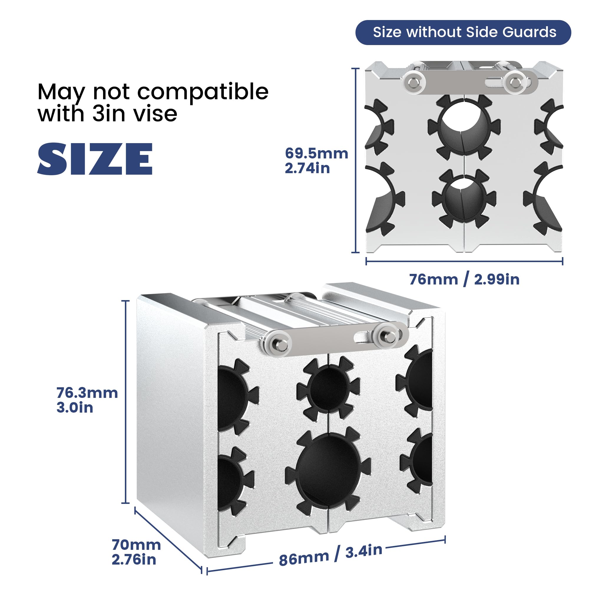 SporGain two side guards add stability during operation