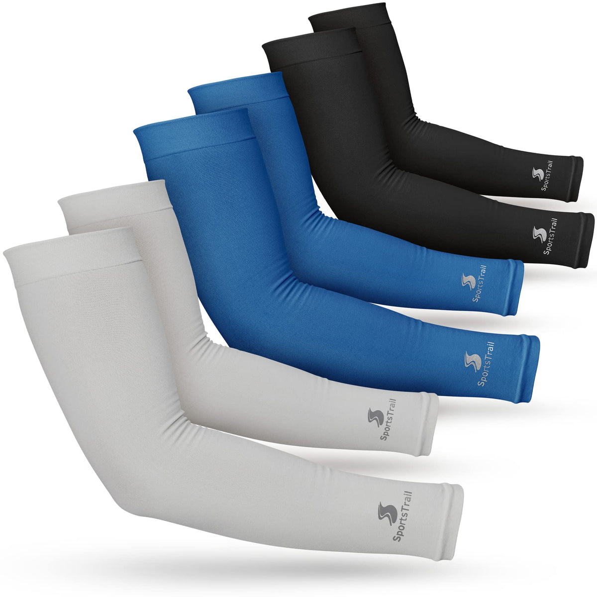 SportsTrail cooling arm sleeves with breathable fabric ideal for daily workouts