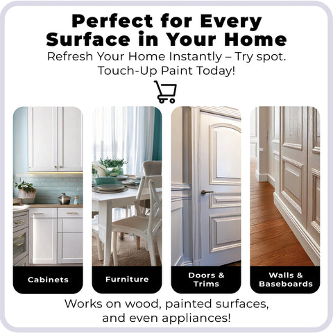 Spot touch-up paint brush-included kit simplifies DIY repairs