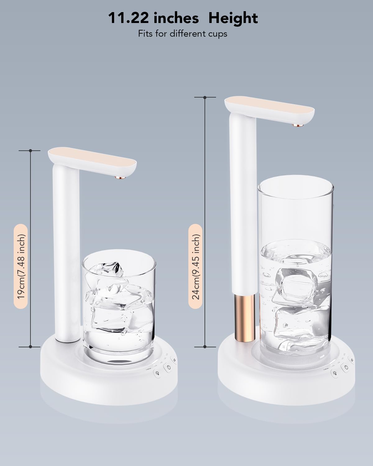 SPOVEN compatible with 5-gallon bottles for versatile use