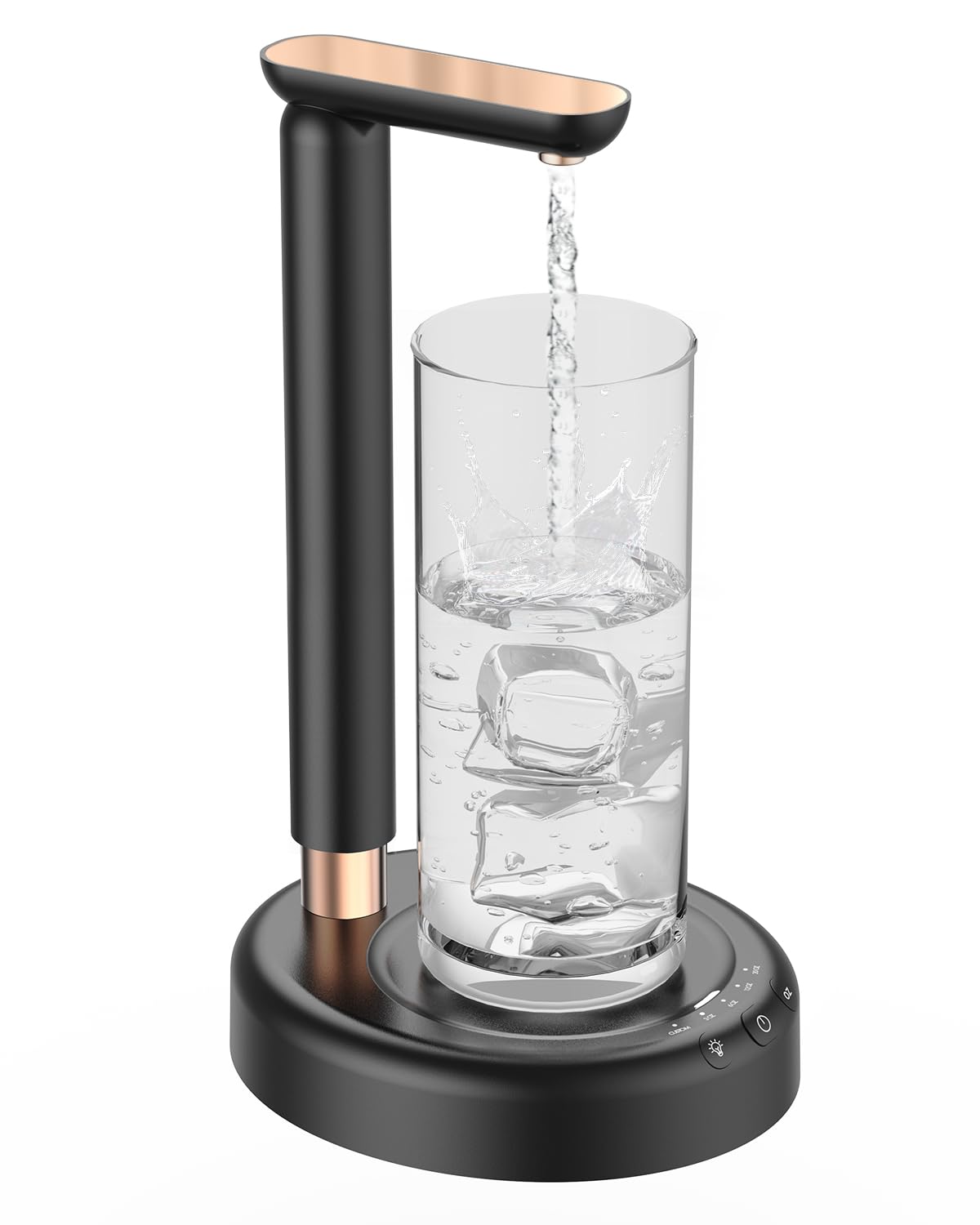 SPOVEN desktop pump with adjustable height for different cup sizes