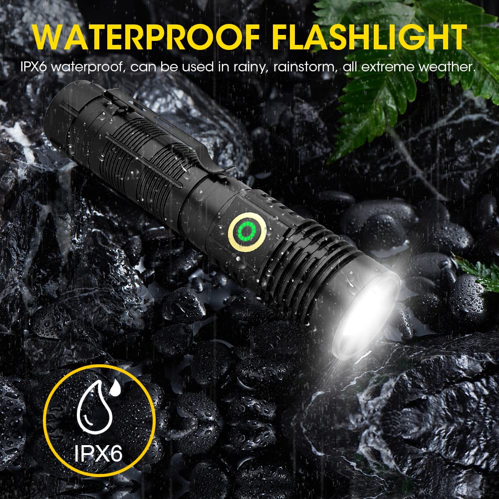 Spriak flashlight gift bag included for convenient gifting and travel.
