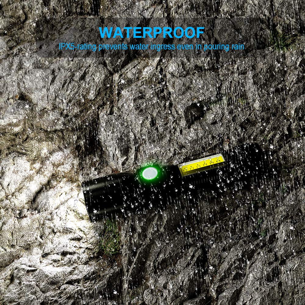 Spriak UV flashlight compact pocket-size fits easily in a pocket.
