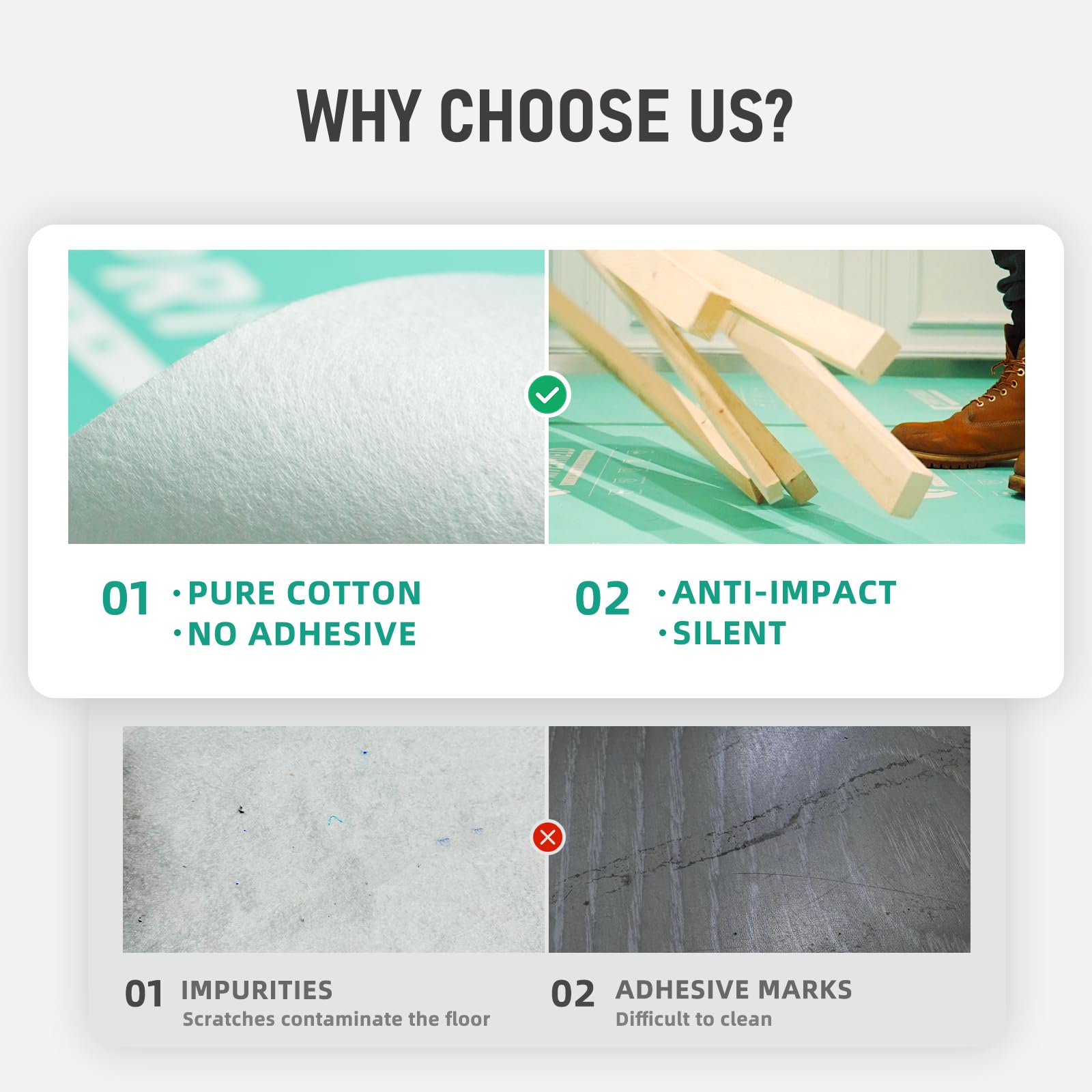 4-layer composite highlights abrasion resistance and water protection
