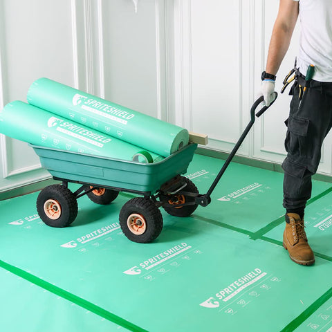Reusable film reduces waste on construction sites
