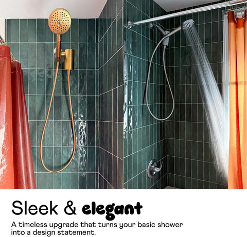 Sproos cloudburst spray mode for a rainfall-like shower.
