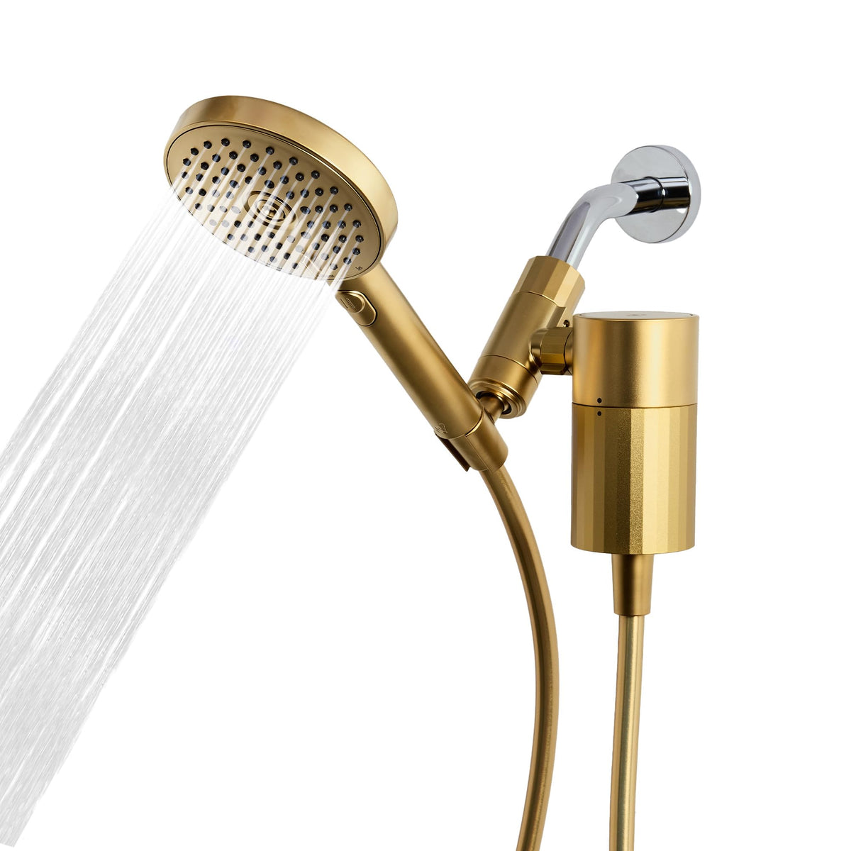 Sproos handheld showerhead dual-filter cartridge for clean water