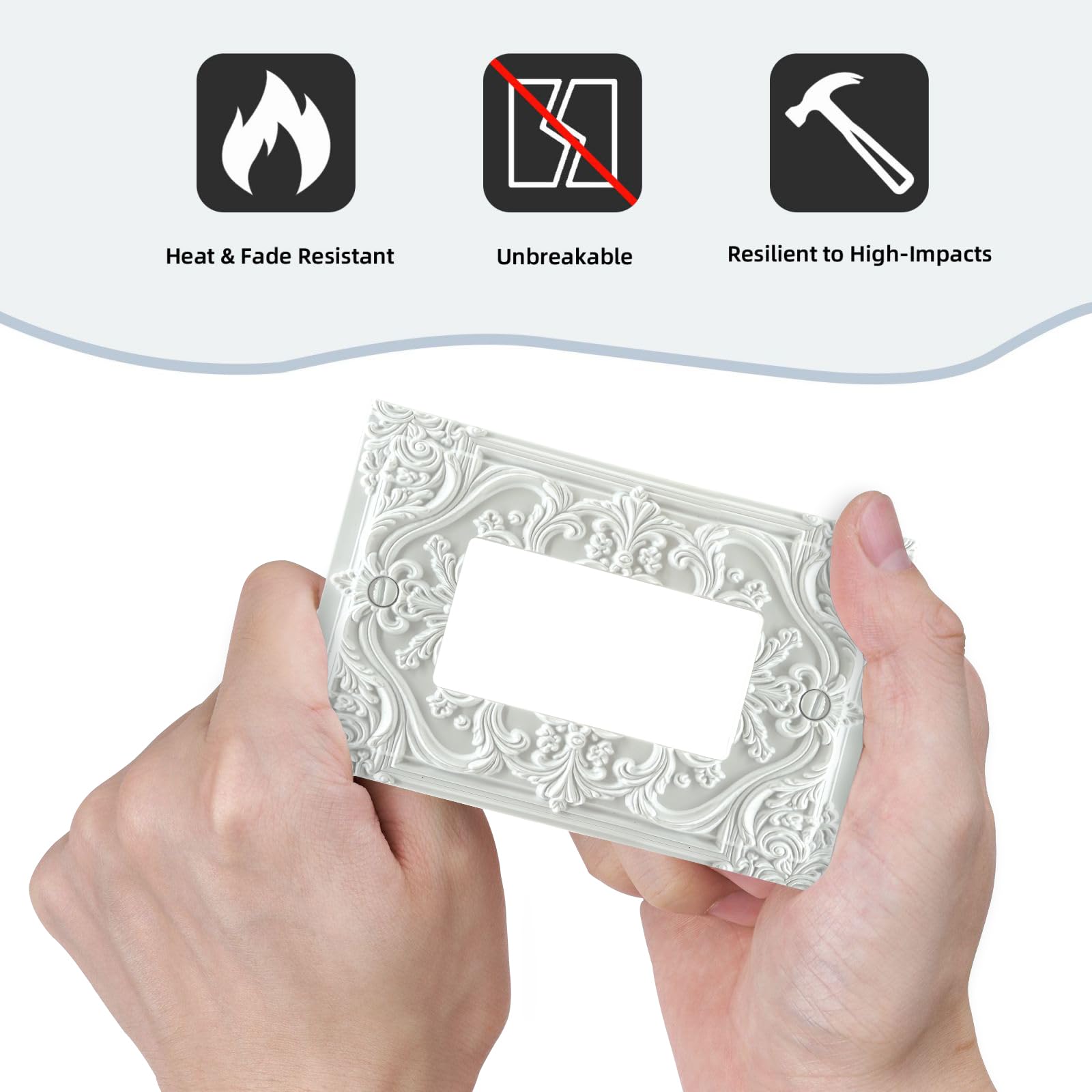 Spshian quick-install switch plate simplifies updating your wall decor