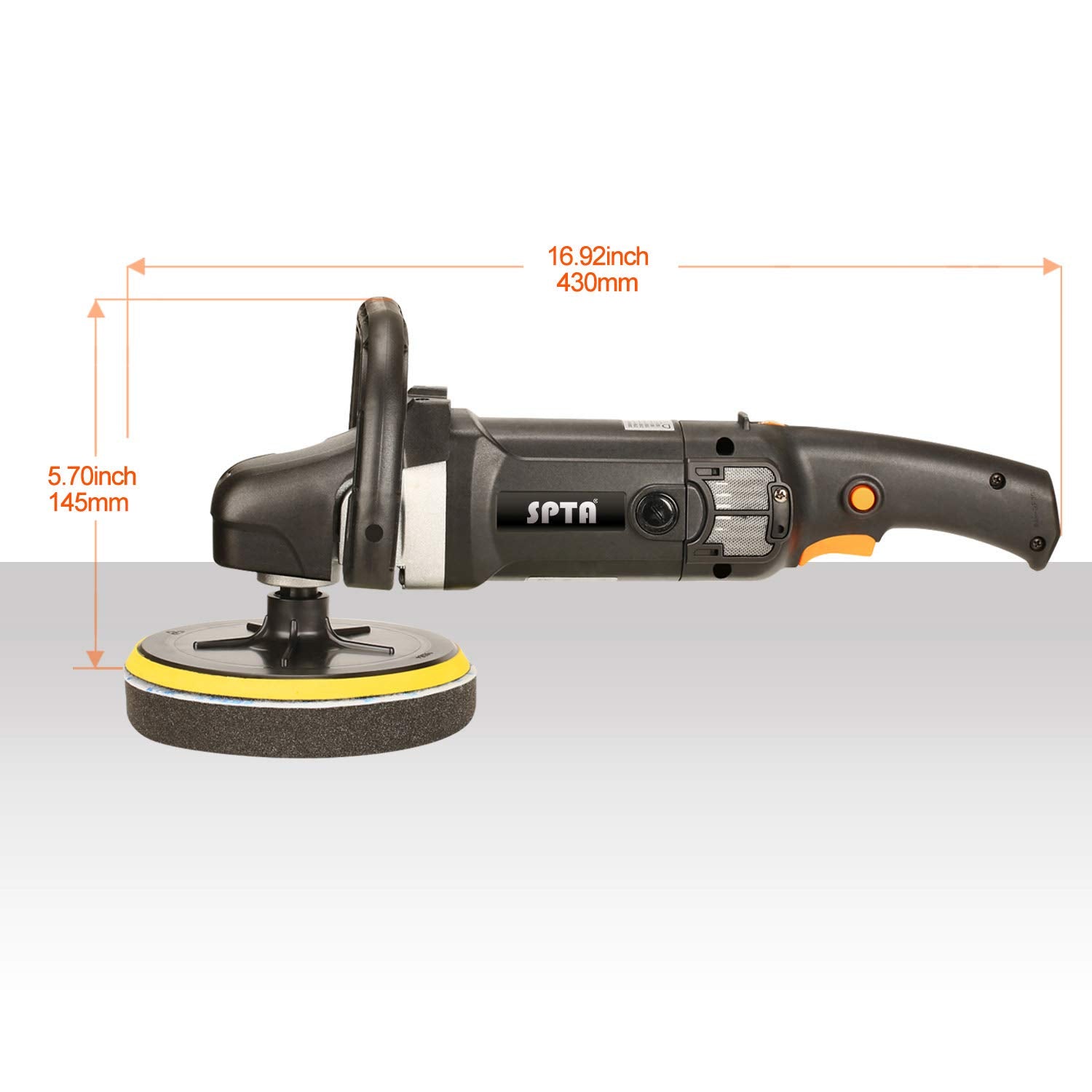 SPTA Buffer Polisher with multiple backing plates and wool pads included