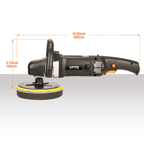 SPTA Buffer Polisher with multiple backing plates and wool pads included