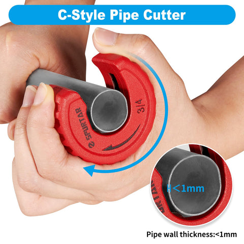 Spurtar 1-inch pipe cutter for fast, accurate pipe work