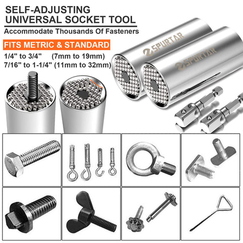 Spurtar chrome-vanadium forging provides durable construction.