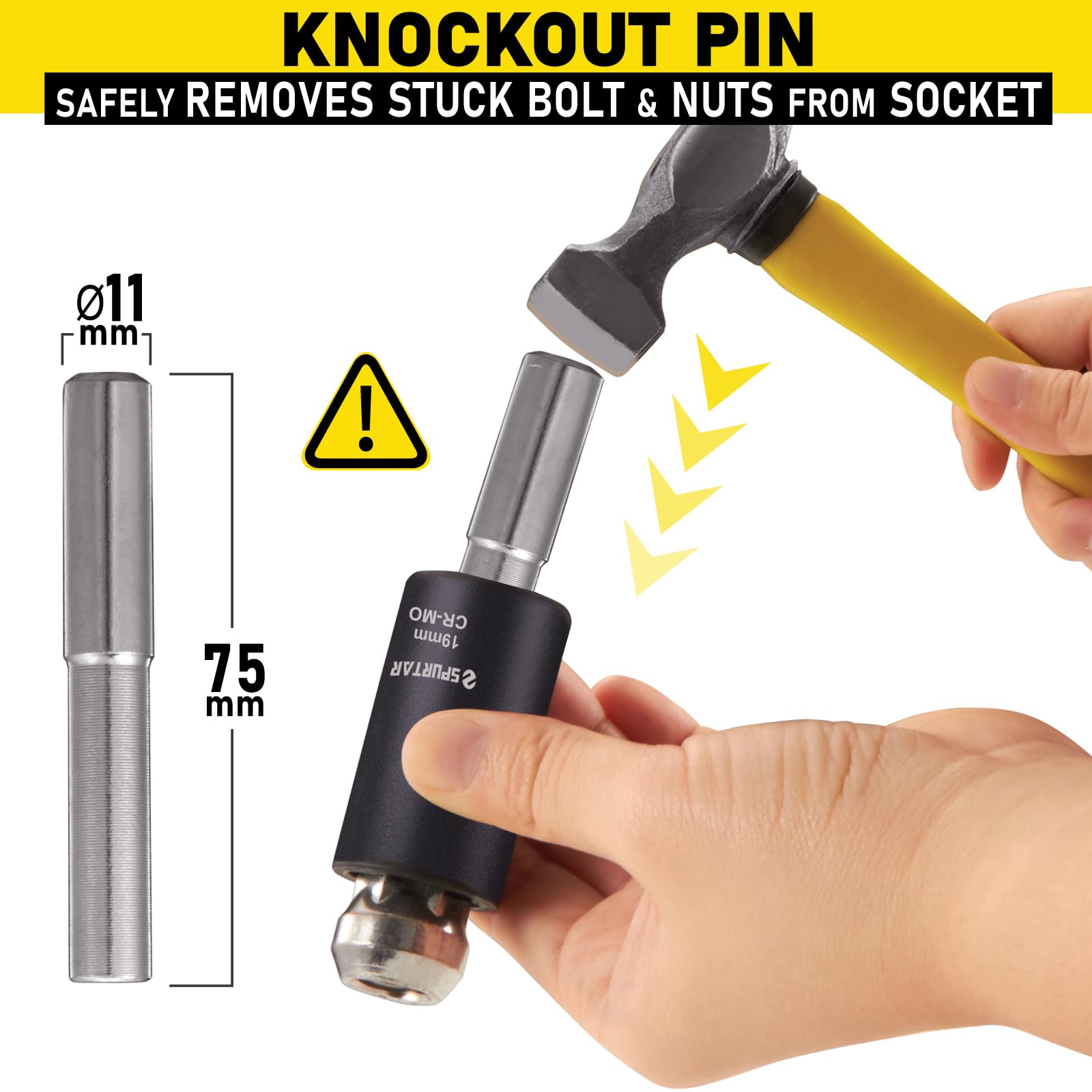 Spurtar rusted nut removal demonstration with penetrating oil.