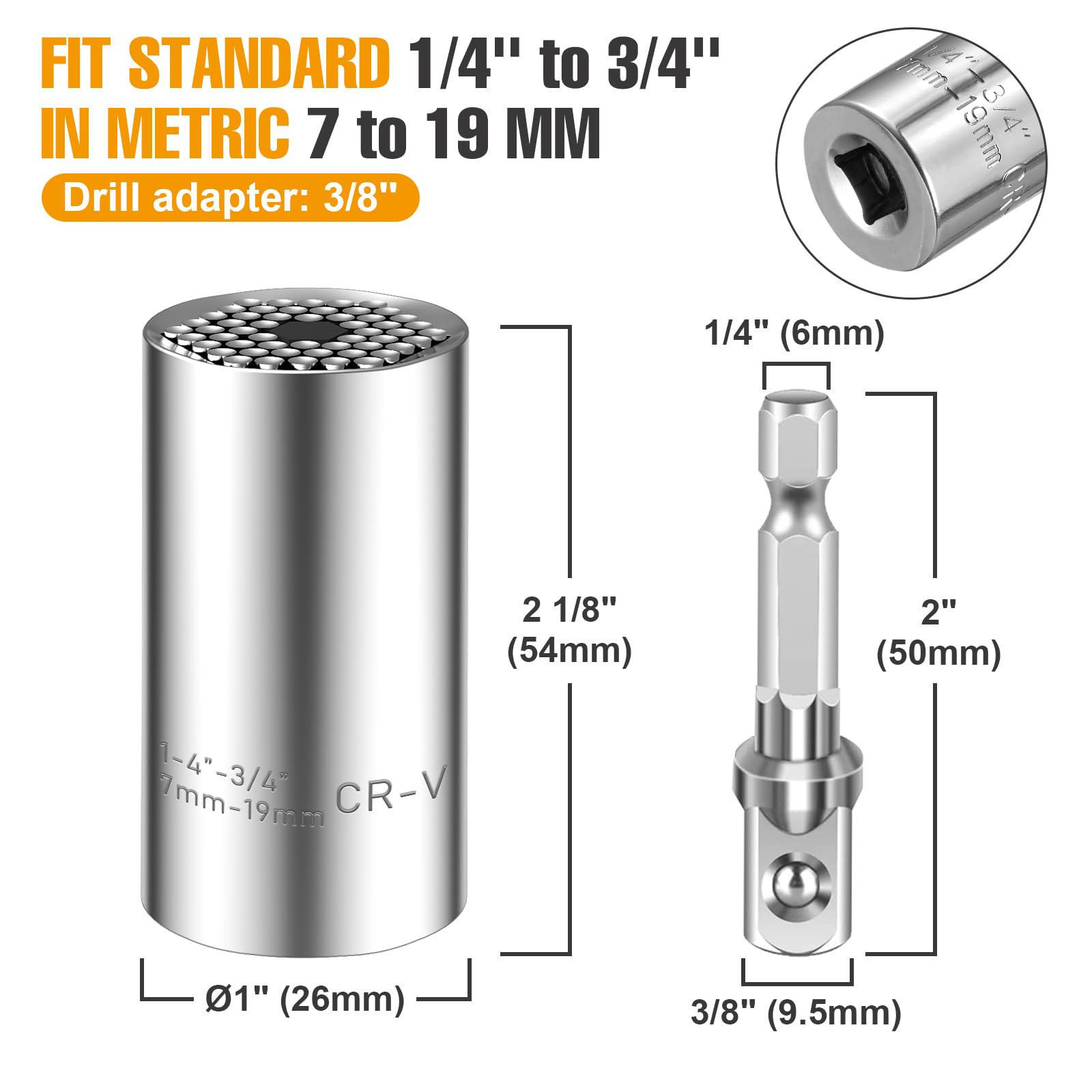 Spurtar universal socket in automotive repair scenario.