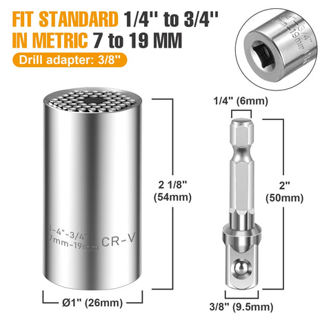 Spurtar universal socket in automotive repair scenario.