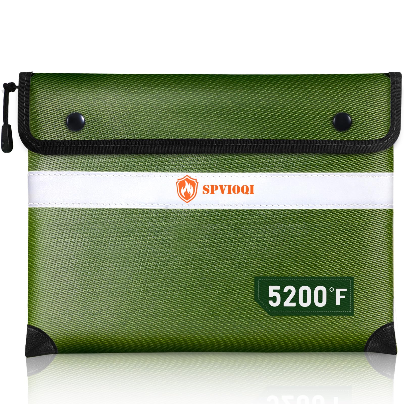 SPVIOQI upgraded fireproof bag top view protecting documents with compact safety