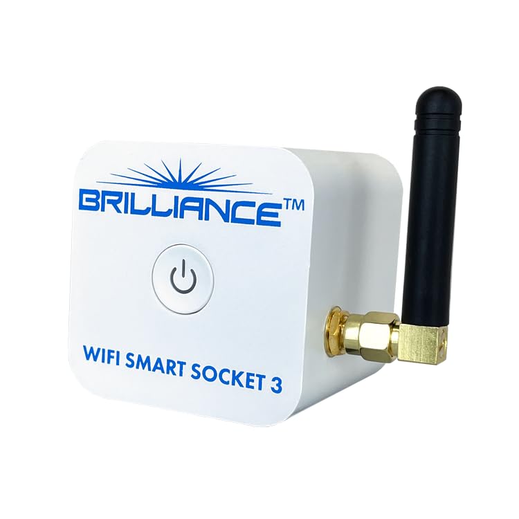 SPW Brilliance WiFi Socket 3 with Alexa enables hands-free lighting control.