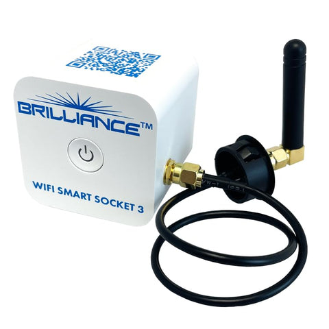 SPW Brilliance WiFi Socket 3 with Google Assistant supports smart lighting routines.