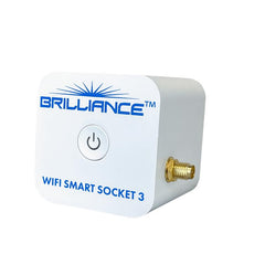 SPW Brilliance WiFi Smart Socket 3 outdoors powers landscape lighting with voice-ready control.
