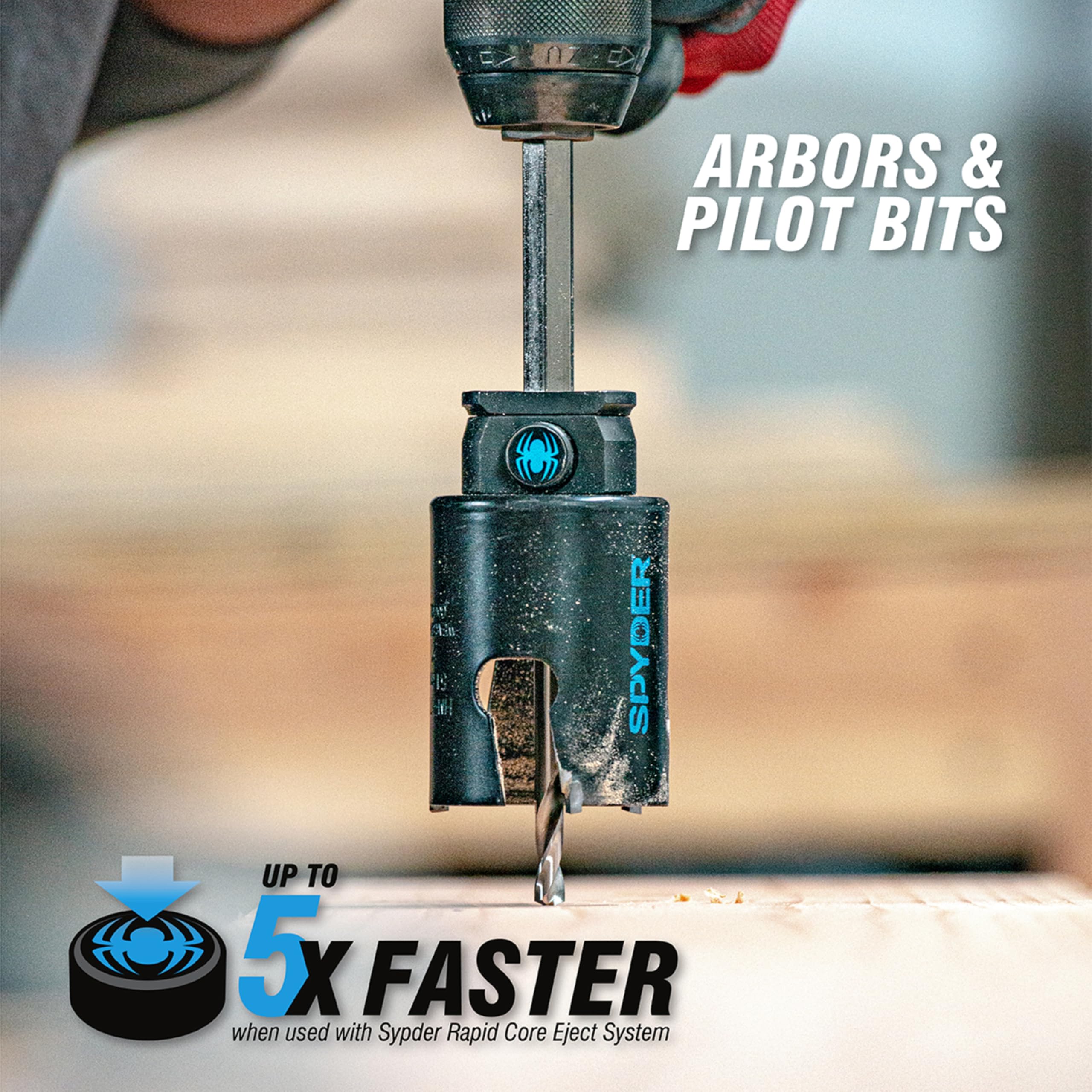 Spyder 600634P high-speed steel arbor for versatile drilling tasks