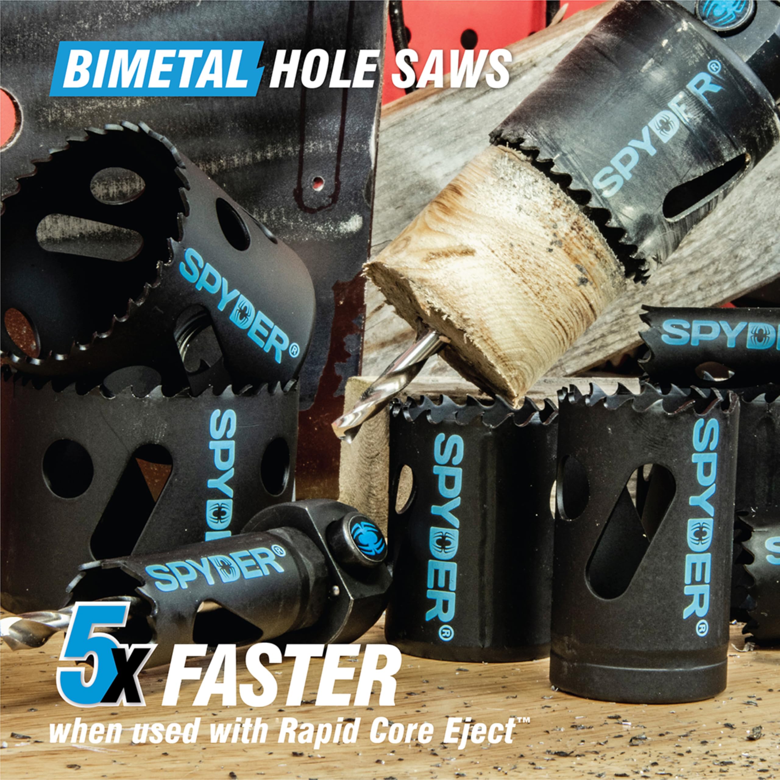 Spyder Rapid Core Eject system enabling quick core removal on site