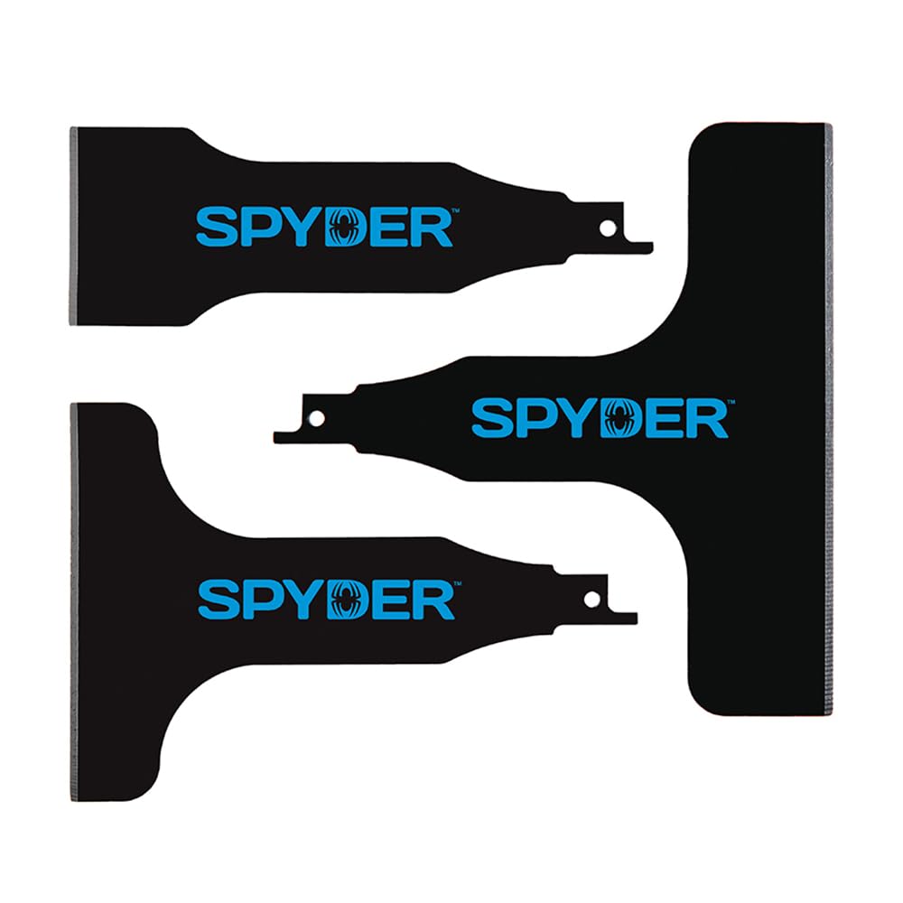 Spyder Scraper 2-inch blade removes tough adhesives without damaging surfaces