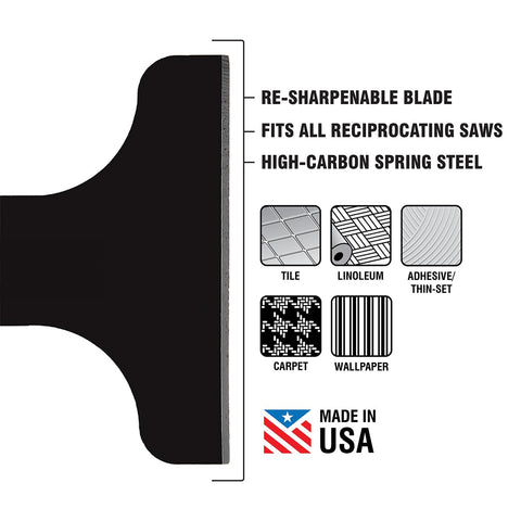 Spyder Scraper 6-inch blade lifts paint and wallpaper smoothly