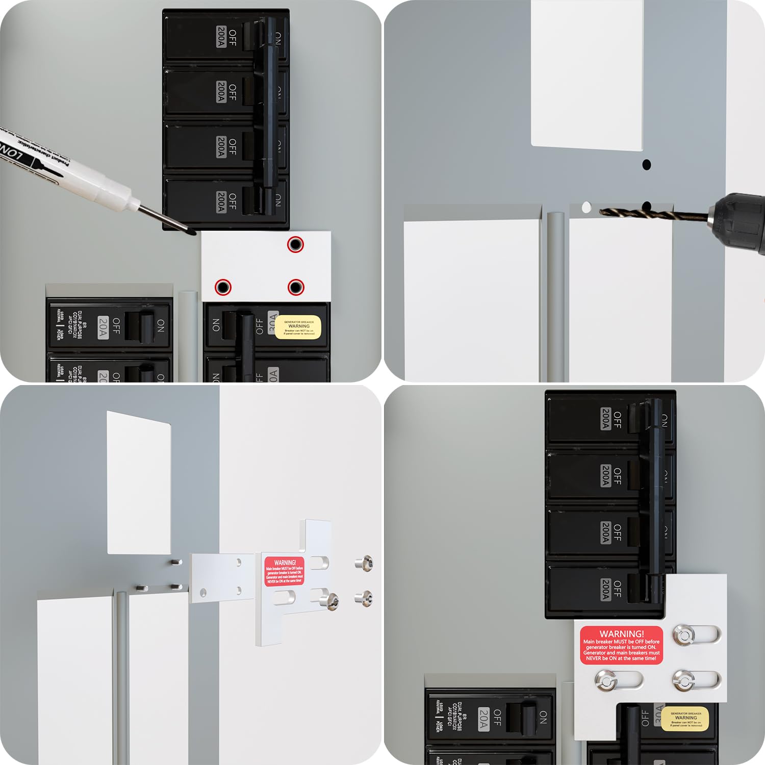 SPZOCE startup and reminder labels for clear operation guidance