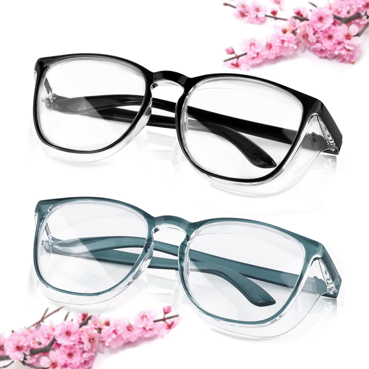 SQIMZAR safety glasses with side shields offering broad eye protection in busy work environments.