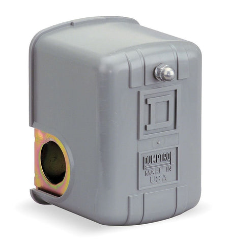 Square D 9013FHG42J59M1X DPST pressure switch for pump control at 135/175 psi with 1/4 inch FNPS threads