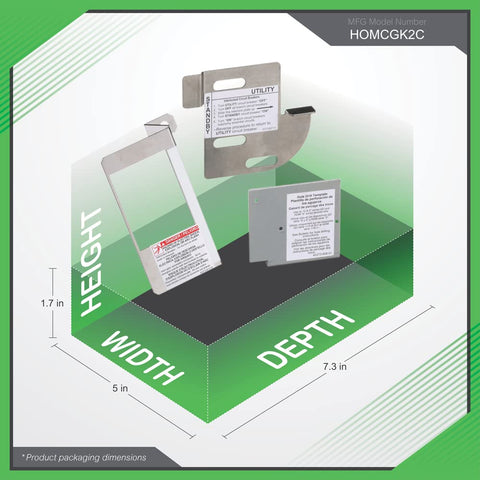 Schneider Electric Square D HOMCGK2C retaining bracket secures panel interlock