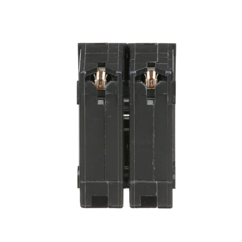 Square D HomeLine 30A two-pole circuit breaker side view showing compact form