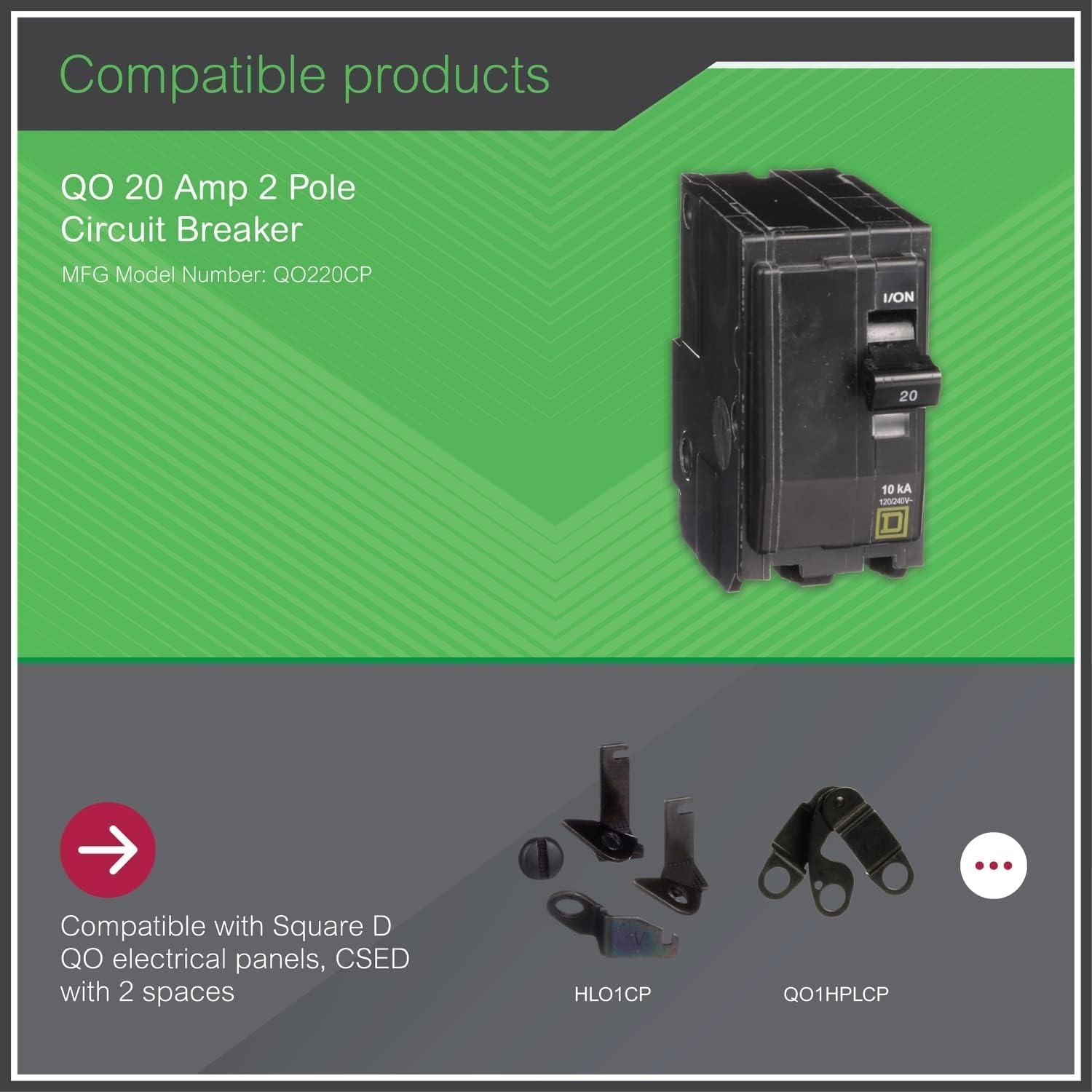 Square D QO220CP compatibility with QO load centers and CSEDs