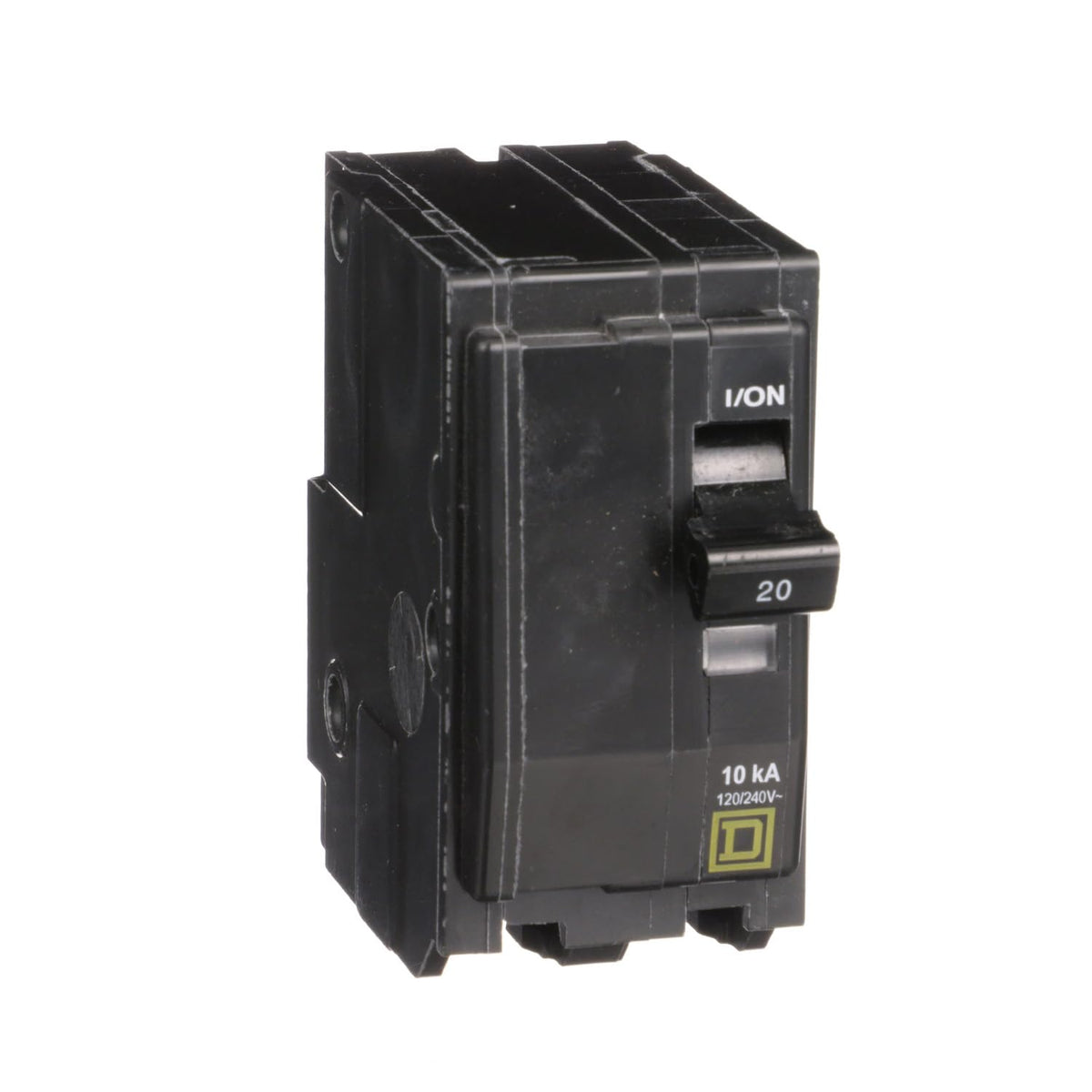 Square D QO220CP quick make-break toggle provides reliable circuit protection